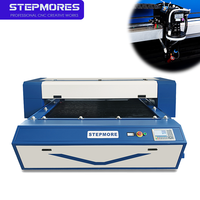 Machine de découpe et de gravure laser CO2 1325 500W/600W/300W avec système de vision par caméra CCD, découpeuse laser CNC à commande par rack