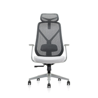 Chaises de réunion rotatives réglables en maille exécutive chaise de bureau de soutien d'os arrière