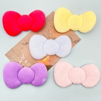 Ruban en peluche couleur bonbon de 7,2 cm pour accessoires de cheveux et décoration de vêtements DIY
