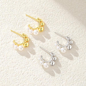 Fashion Jewelry For Women Fine Jewelry <b>Earing</b> Fashion Jewelry Set <b>Silver</b> 925 Jewelry Sterling <b>Silver</b> 925 Jewellery CircularPearl - Product Image 1