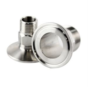 1,5 "Tri-clamp Triclamp Tri Clamp Virola Brida a 1/4 1/2 3/4 1 pulgada Macho Hembra Bsp Npt Adaptador de rosca - Product Image 4