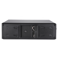 Minicámara de seguridad para exteriores, cctv, ip, 8 puertos, gigabit, poe, interruptor de red ethernet industrial, 48V, 10 puertos din rail