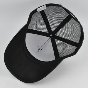 Gorra de Béisbol de 6 Paneles con Malla Bordada y Diseño de Dientes, Gorra Trucker con Parche Tejido Personalizado - Product Image 4