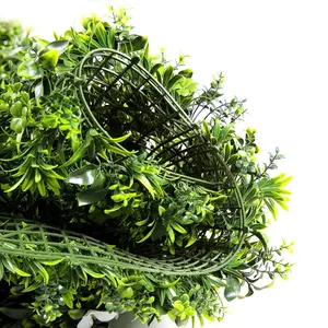 Hot Sale High Quality Customized 3d Artificial Jungle Wall Plants Panel Vertical Garden Green