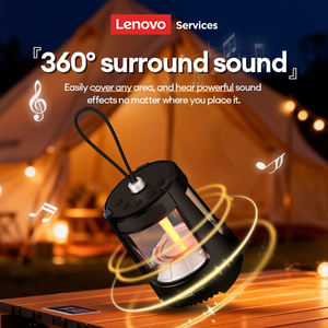 Haut-parleur portable étanche de haute qualité Lenovo HD106 6.0 pour l'extérieur, son stéréo <span class=keywords><strong>HiFi</strong></span>, lumière LED tricolore, enceinte sans fil - Product Image 4