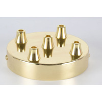 Plaque de plafond pour lustre à 5 trous, base de châssis de lampe suspendue, accessoires d'éclairage