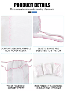 Mutandine Monouso in Tessuto Non Tessuto PP SMS Morbido, Tanga Bikini G-String per Abbronzatura Spray - Product Image 4