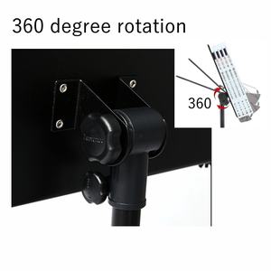 ขาตั้งกีตาร์อะลูมิเนียมสีดำ Jello LMS-11 ขนาดใหญ่ น้ำหนักเบา แบบตั้งพื้น ปรับความสูงได้ - Product Image 2