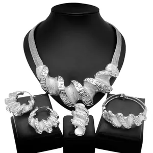 Yulailaili — montre en argent kundan pour homme, set de bijoux, collier en or 18k, nouvelle collection 2022 - Product Image 1