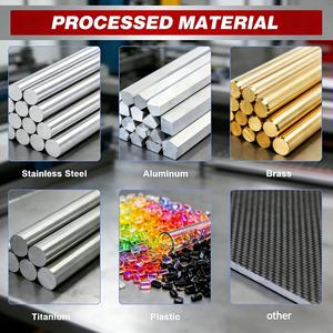 Services d'usinage CNC en plastique et en métal, pièces personnalisées de précision, pièces en aluminium, en laiton, en acier, en plastique, prototypage - Product Image 4