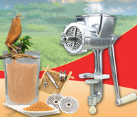 Petite machine manuelle domestique pour la fabrication d'aliments pour animaux, machine à granulés pour aliments pour oiseaux (papillons, perroquets)