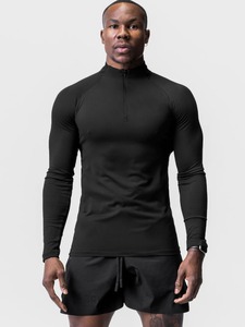 <span class=keywords><strong>Camiseta</strong></span> Deportiva <span class=keywords><strong>de</strong></span> Compresión para Hombre, <span class=keywords><strong>Manga</strong></span> <span class=keywords><strong>Larga</strong></span>, Cuello Redondo con Cierre <span class=keywords><strong>de</strong></span> Cremallera <span class=keywords><strong>de</strong></span> 1/4, Ajustada, para Gimnasio y Deportes - Product Image 5