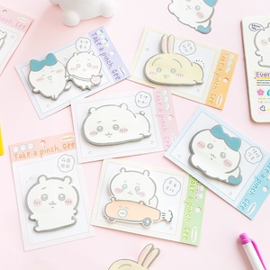 DHF Blocco Note Adesivo Creativo a Forma di Chiikawa, Portatile e Kawaii, per Studenti e Ufficio - Product Image 1