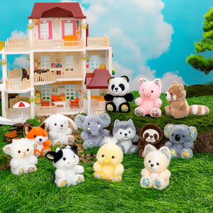 Peluche <span class=keywords><strong>de</strong></span> Elefante <span class=keywords><strong>de</strong></span> la Serie Mini Xiaoduding, Relleno <span class=keywords><strong>de</strong></span> Algodón PP, Alivia el Estrés, Compatible con Bebés, Tres Estilos - Product Image 3