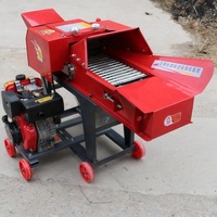 FG-260CY Moulins à Marteaux à Maïs, Hacheuses d'Ensileuse et Coupe-Paille Petits, à Moteur Diesel pour Aliments du Bétail