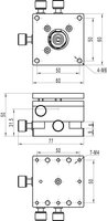 Plataforma Giratoria Inclinable de Aluminio 02TR001A con 3 Dimensiones Personalizables OBM/OEM/ODM, 1 Año de Garantía