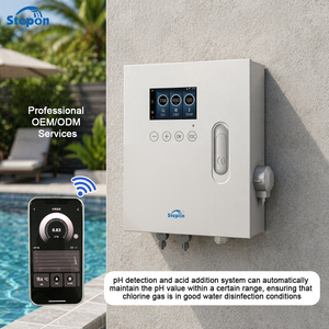 Système intelligent WiFi pour <span class=keywords><strong>piscine</strong></span> avec application, mesure automatique du pH/ORP/temperature, mise à jour OTA, testeur <span class=keywords><strong>de</strong></span> qualité <span class=keywords><strong>de</strong></span> l'eau, moniteur connecté au chlorinateur au <span class=keywords><strong>sel</strong></span> - Product Image 1