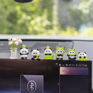 <span class=keywords><strong>Panda</strong></span> creativo ornamenti <span class=keywords><strong>auto</strong></span> simpatico cartone animato in resina <span class=keywords><strong>accessori</strong></span> interni per Console di navigazione decorazioni per i proprietari di <span class=keywords><strong>auto</strong></span> - Product Image 1