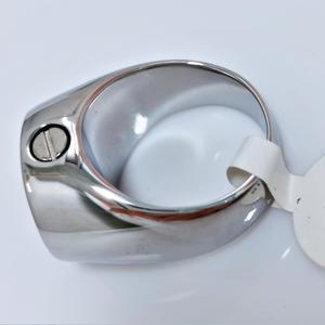 Vintage Virgin Mary Praying Lucky Hands <strong>Silver</strong> Plated Stainless Steel Eternity Band Cremation <strong>Ashes</strong> Holder <strong>Ring</strong> - Product Image 2
