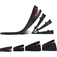 Semelles intérieures personnalisables en TPU avec coussin d'air et fonctionnalités réglables, augmentation de la hauteur de 7,5 cm pour hommes et femmes