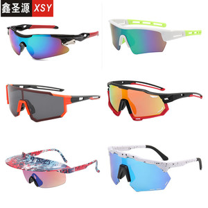 Lunettes de cyclisme Xsy, verres PC polarisés UV400, lunettes de soleil de sport d'extérieur unisexes pour le vélo - Product Image 1