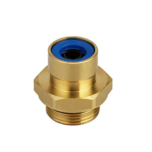 Conector Rápido de Latón de 6 mm (1/4 de Pulgada) con Sello NBR, Accesorio para Herramientas Neumáticas - Product Image 1