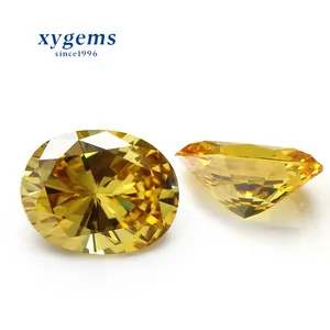 Cubic zirconia Chinese wholesale market price yellow cz