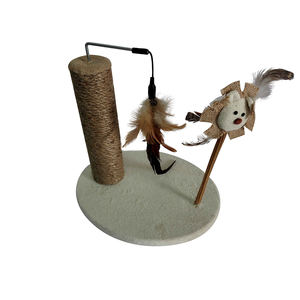 منتج جديد الأعلى مبيعاً دمية قطة مرحة مصنوعة من القطيفة للحيوانات المحنطة - Product Image 2