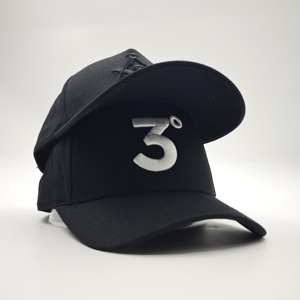 Casquette de baseball structurée multi-dimensionnelle avec logo brodé plat 3D, en coton sergé Oxford Dobby, 5 panneaux, résistante aux UV, pour l'été, vente en gros - Product Image 3
