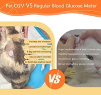 Vente en gros directe usine : Glucomètre pour animaux de compagnie, support OEM/ODM, vente en gros, capteur CGM vétérinaire pour hôpitaux vétérinaires