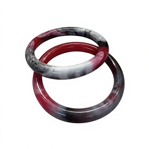 Handmade Resin <b>Bangle</b> <b>Bracelet</b> for Women, Colorful Designer Fashion Jewelry, Lightweight Statement <b>Bracelet</b>, Custom Resin Craft - Product Image 2