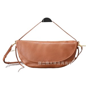 Sac à main, épaule et bandoulière en cuir de mouton de qualité supérieure, modèle croissant, en acier massif, <span class=keywords><strong>original</strong></span> d'usine, pour femme, collection 2026 - Product Image 5
