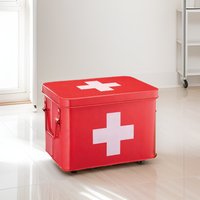Petite armoire médicale murale en métal, Kit de premiers soins mural, boîte à médicaments