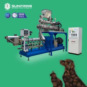 SunPring köpek maması üretim ekipmanları köpek gıda kurutma makinesi pet besleme makinesi