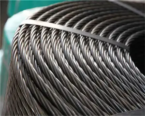 Corde spirale de corde 1X7 fil d'acier pour le fil de séjour, les gars