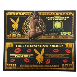 8 Model Uang Kertas Gadis Cantik Amerika Berlapis Emas 24K untuk Hadiah - Product Image 6