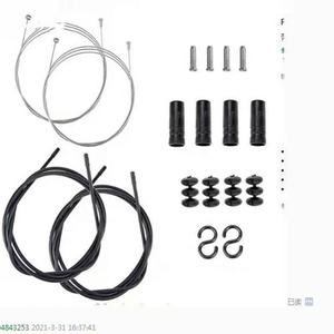 IRONDONKEY Juego de cubierta de <span class=keywords><strong>cable</strong></span> de engranaje de <span class=keywords><strong>bicicleta</strong></span> de acero inoxidable <span class=keywords><strong>y</strong></span> aleación Compatible con bicicletas de montaña BMX Bicicletas para niños Cruceros - Product Image 4