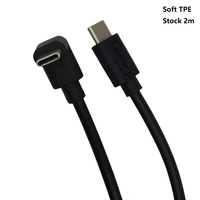Jaket TPE kabel USB-C 9V, jaket PVC lembut dengan 5 Core PD pengisian daya cepat untuk ponsel versi tipe-c 100%