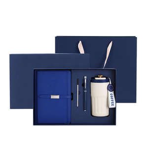 Cadeaux IStapromo, logo personnalisé, journal haut de gamme, couvertures en cuir, papier écologique, recharge de stylo, bloc-notes, thermos, ensemble cadeau - Product Image 1