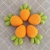 Direct Source Handgemaakte Gebreide Haakfruit Accessoires Kleine Aardbeien Wortelen Ander Fruit Voor Kinderen Huisdieren Decor