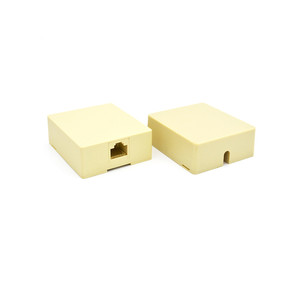 Caja <span class=keywords><strong>de</strong></span> Conexiones Telefónicas RJ45 <span class=keywords><strong>de</strong></span> 8 Pines, Montaje Superficial, Terminal <span class=keywords><strong>de</strong></span> 8 Núcleos, Tipo <span class=keywords><strong>Roseta</strong></span> <span class=keywords><strong>de</strong></span> Puerto Único 8P8C - Product Image 1