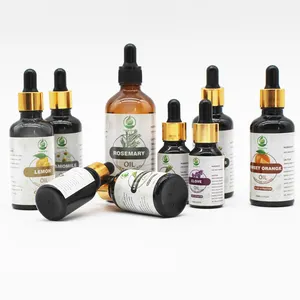 Personalizza olio per capelli per la pelle puro naturale olio essenziale di Tea Tree olio di rosmarino per la crescita dei capelli della pelle