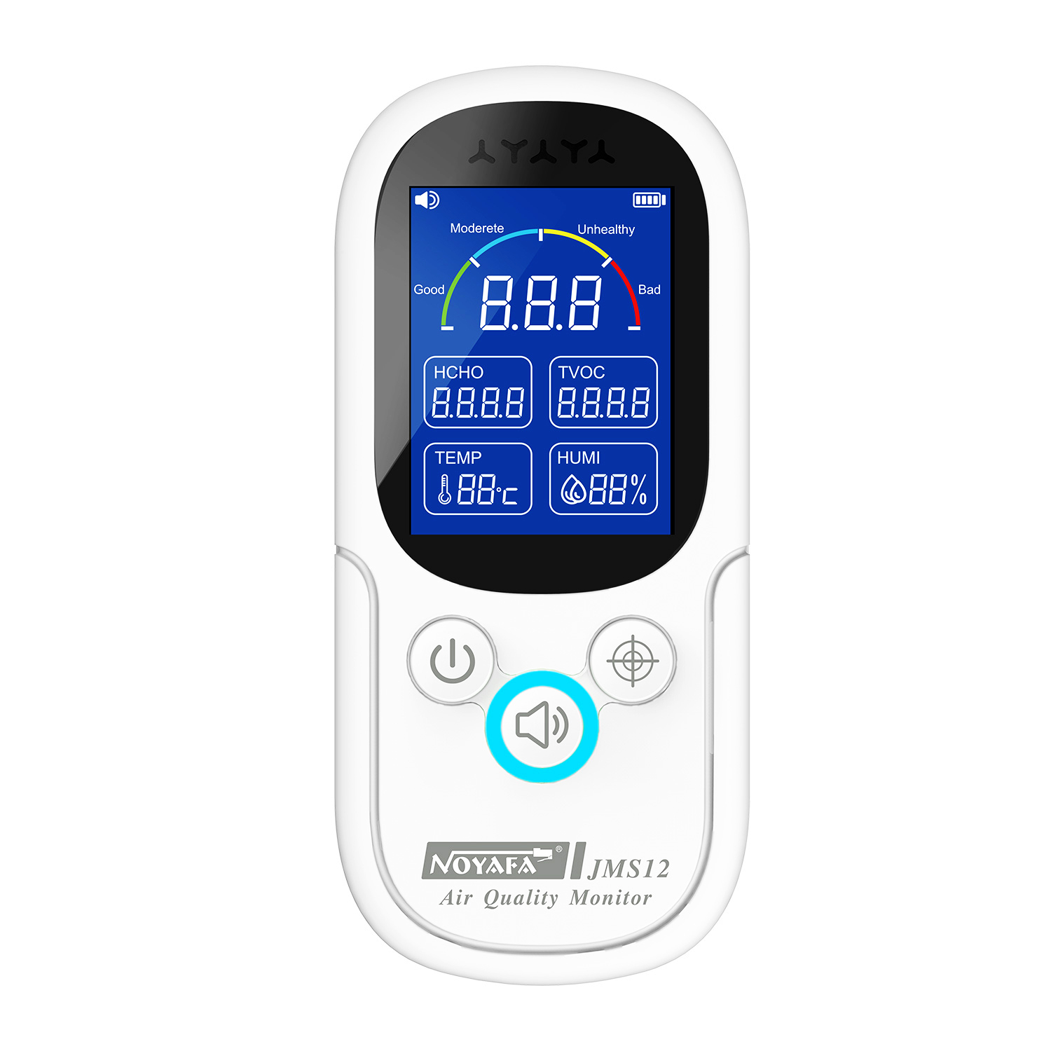 Ручной PM2.5 детектор пыли монитор качества воздуха Многофункциональный анализатор газа формальдегид HCHO TVOC PM2.5 тестер
