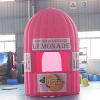 Stand de concession de limonade en PVC, équipement de tente de boisson, stand de bar gonflable