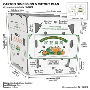 Boîte en carton ondulé écologique et recyclable, personnalisée avec impression, pelliculage mat et gaufrage, en papier d'art pour le stockage de céréales et l'envoi postal - Product Image 6