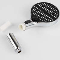 Douche à effet pluie grand format 125 mm, 3 modes, avec 3 cartouches filtrantes, emballée sous blister, pour commande en gros