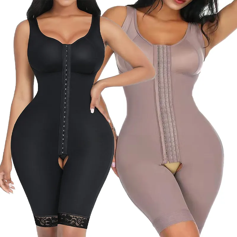 High Compression Postpartum Recovery Waist Girdle Butt Lifter Shapewear For Women Tummy Control Slimming Full Body Shaper