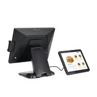 Caisse enregistreuse OEM ODM ST8800 15 pouces à double écran Windows POS pour la vente au détail, conception modulaire, Wifi 6, systèmes POS de vente au détail avec NFC