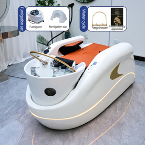Elektrisches <span class=keywords><strong>Massage</strong></span>-Spa-Bett des modernen Designs für Friseursalon-Haar wasch stuhl mit Shampoo-Funktion - Product Image 5
