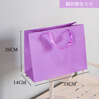 Sacs fourre-tout en papier imprimé violet en gros, en stock, sacs d'emballage en carton blanc pour vin, chaussures, boîtes cadeaux et emballages de shopping